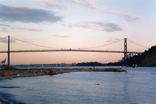 Lion's Gate Bridge from Ambleside