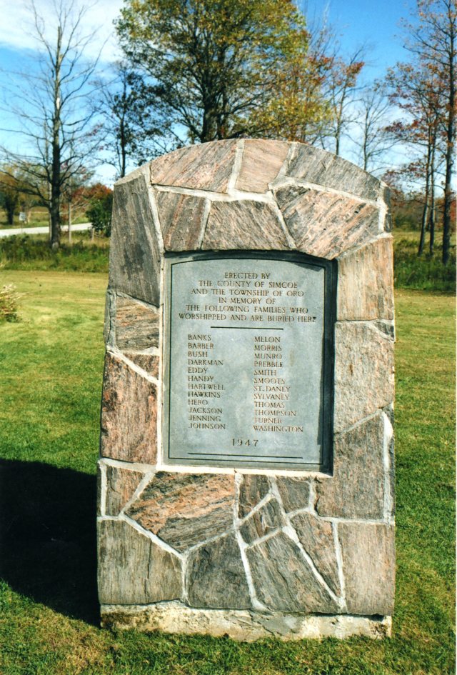 Oro Church Plaque 1947