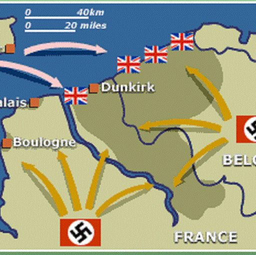 Evacuation at Dunkirk