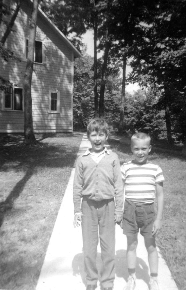 Chris & friend CKC Aug 1958