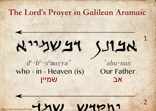 The Lord’s Prayer (in Galilean Aramaic) | cdsmiller17